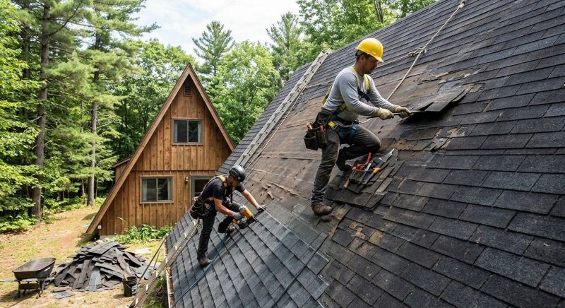 A Frame Roof Repair in Long Valley, NJ