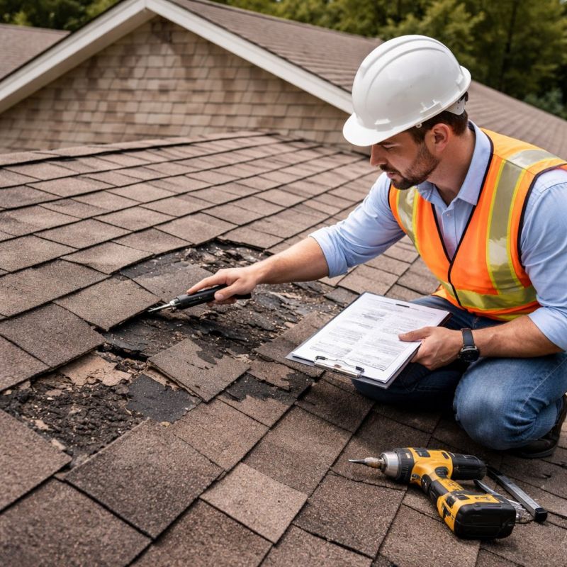 Asphalt Roof Inspection in Bedminster, NJ