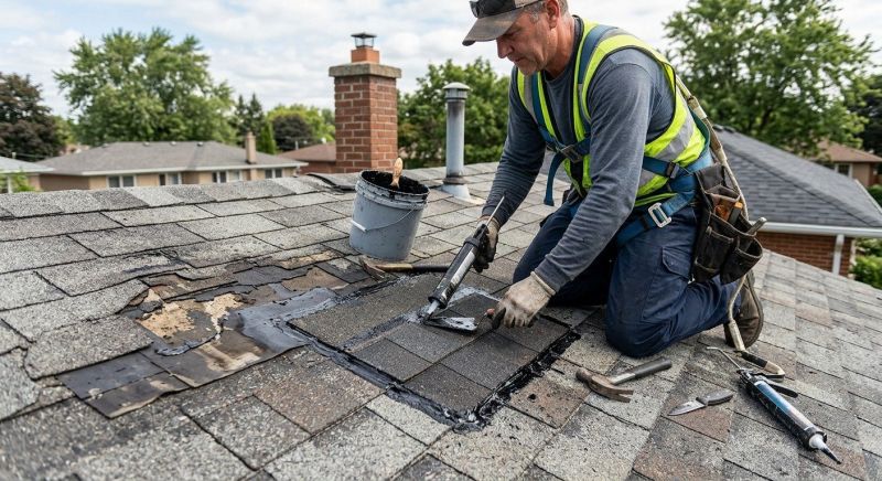 Asphalt Roof Leak Repair in Lebanon, NJ