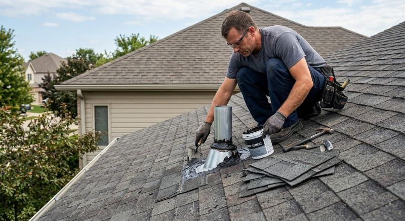 Asphalt Roof Leak Repair in Morristown, NJ