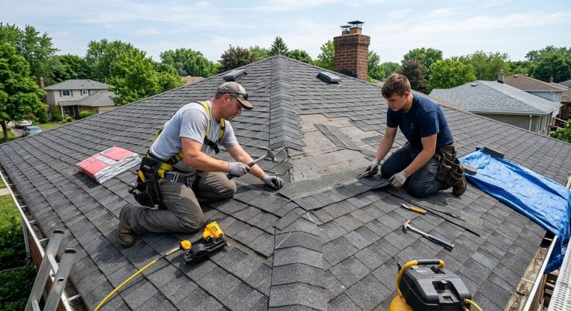 Asphalt Roof Repair in Mendham, NJ
