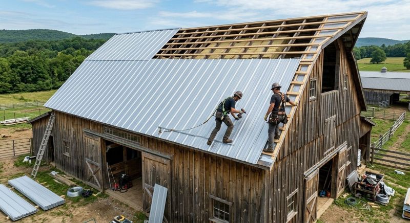 Barn Roof Construction in Long Valley, NJ