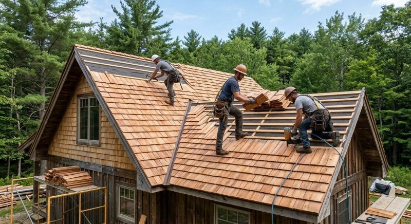 Cedar Roof Installation in Basking Ridge, NJ