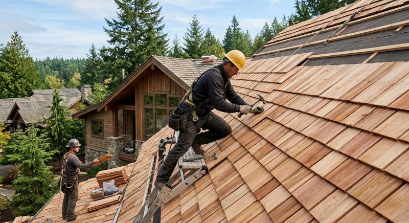 Cedar Roof Installation in Mendham, NJ