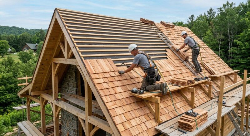 Cedar Shake Roof Construction in Middlesex, NJ