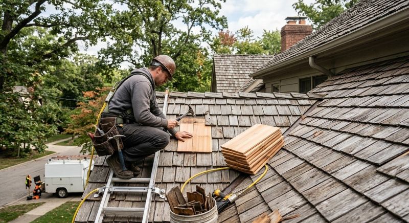 Cedar Shake Roof Repair in Lake Hopatcong, NJ