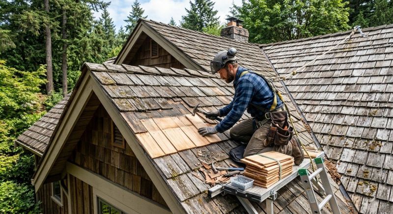 Cedar Shingles Repair in Madison, NJ