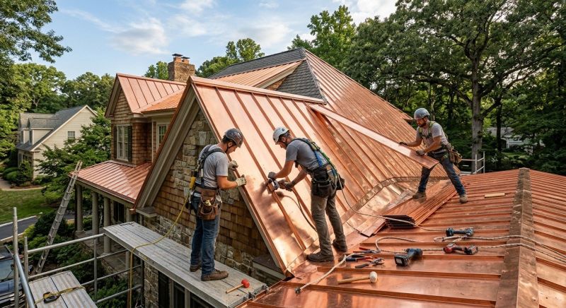 Copper Roof Installation in Long Valley, NJ