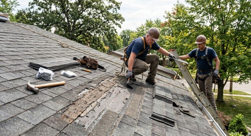 Damaged Roof Repair in Florham Park, NJ