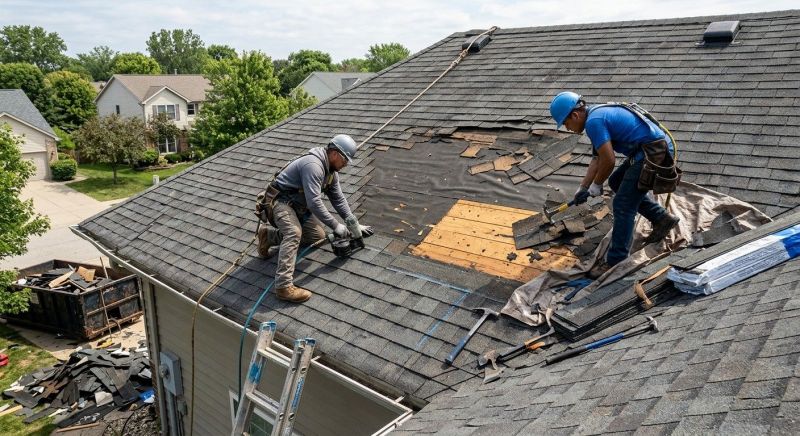 Damaged Roof Repair in Long Valley, NJ