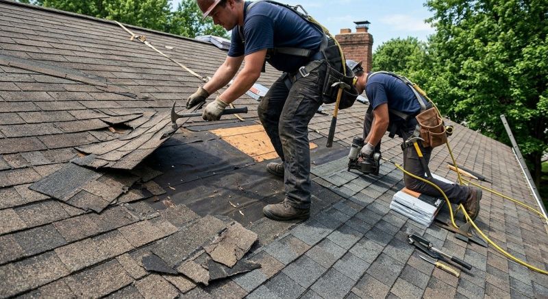 Damaged Roof Repair in Morris County, NJ