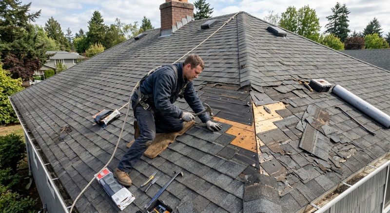 Damaged Roof Repair in Randolph, NJ