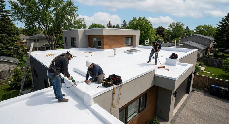Flat Roof Installation in Scotch Plains, NJ