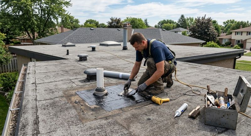 Flat Roof Repair in High Bridge, NJ