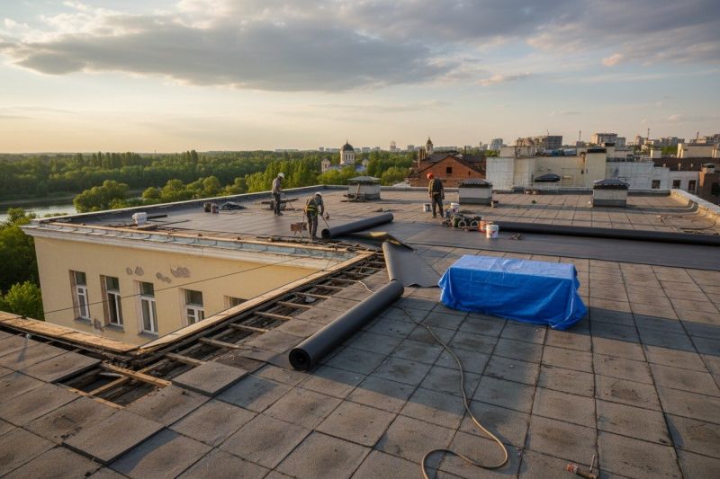 Flat Roof Replacement in Pittstown, NJ