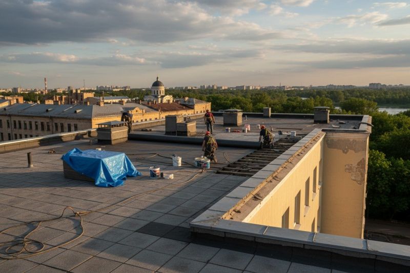 Flat Roof Replacement in Scotch Plains, NJ
