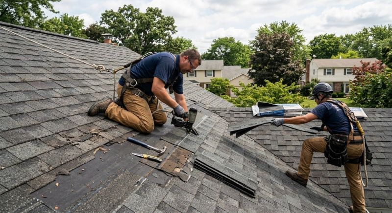 House Roof Repair in Mount Bethel, PA