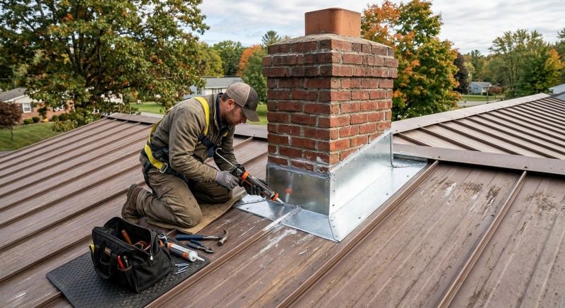 Metal Roof Flashing Repair in Long Valley, NJ