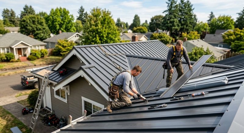 Metal Roof Repair in Mount Bethel, PA