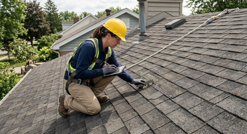 Roof Damage Inspection in Berkeley Heights, NJ