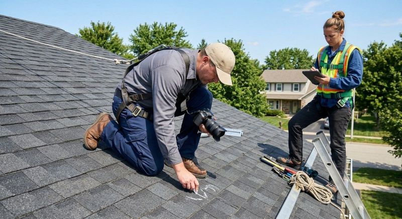 Roof Damage Inspection in Franklin, NJ
