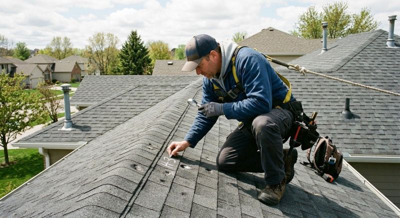 Roof Damage Inspection in Hackettstown, NJ