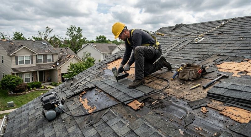 Roof Damage Repair in Stewartsville, NJ