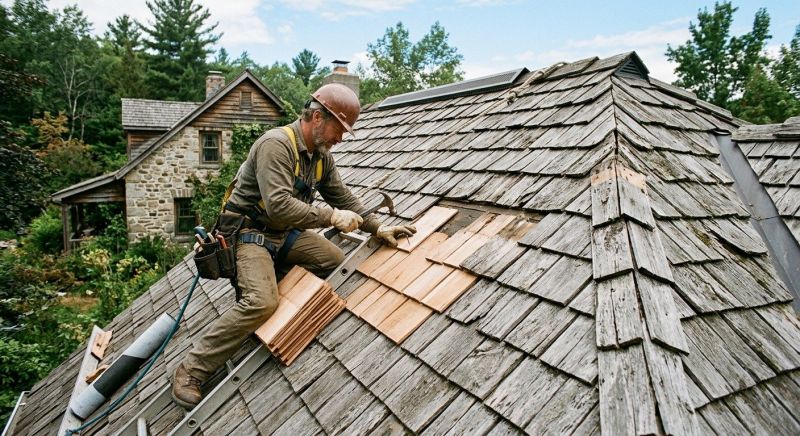 Shake Shingle Repair in Hunterdon County, NJ