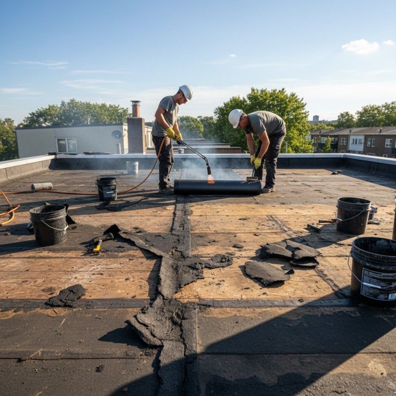 Single Ply Roof Repair in Short Hills, NJ