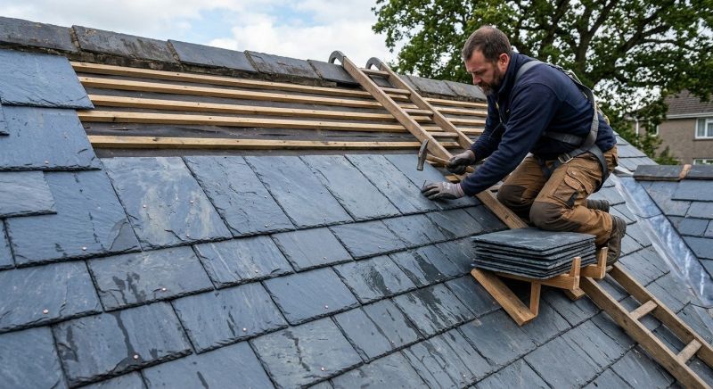 Slate Roof Construction in Morris County, NJ