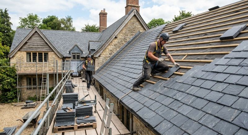 Slate Roof Installation in Chester, NJ