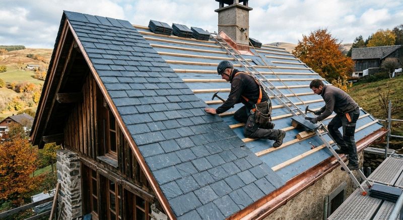 Slate Roof Installation in Chester, NJ