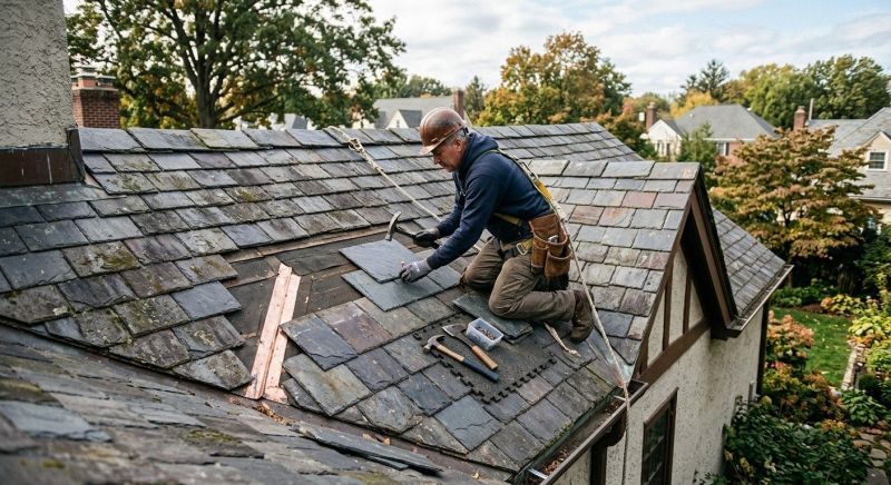 Slate Roof Repair in Gillette, NJ