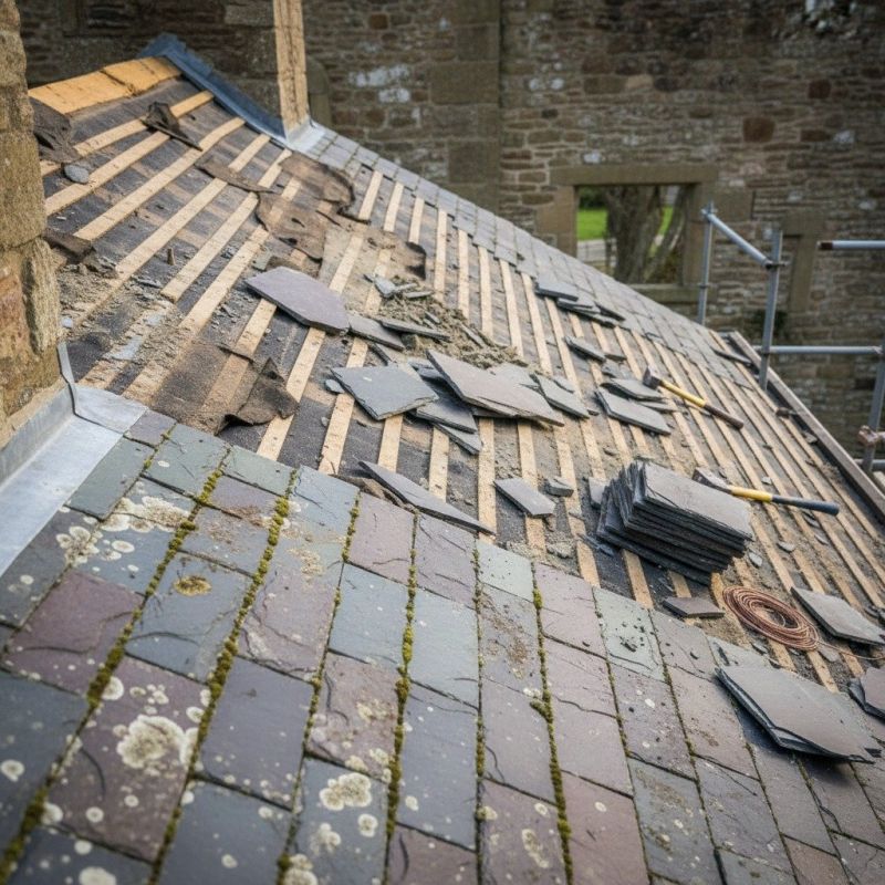 Slate Roof Replacement in Flemington, NJ