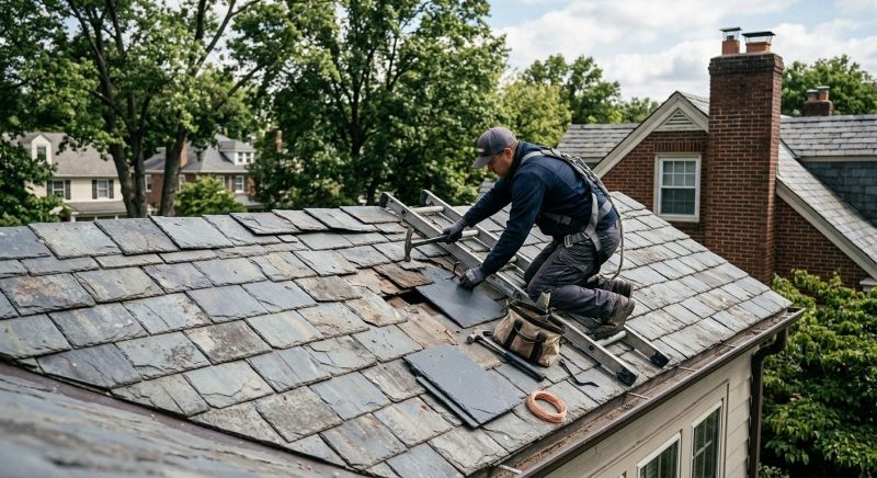 Slate Shingles Repair in Boonton, NJ