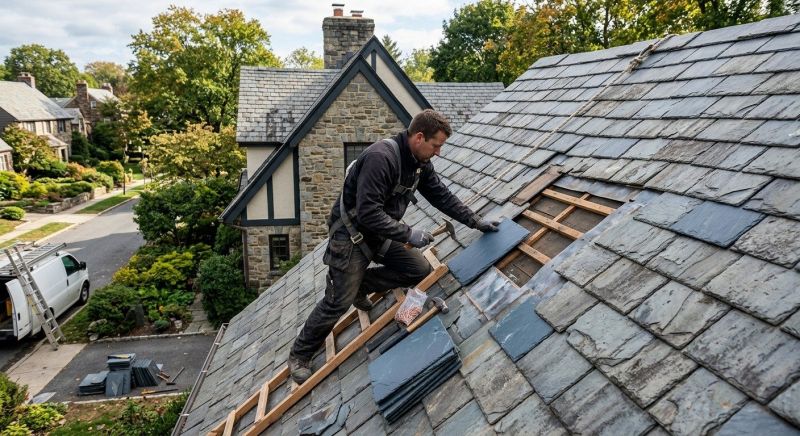 Slate Shingles Repair in Lebanon, NJ