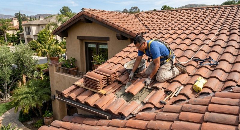 Spanish Tile Roof Repair in Long Valley, NJ