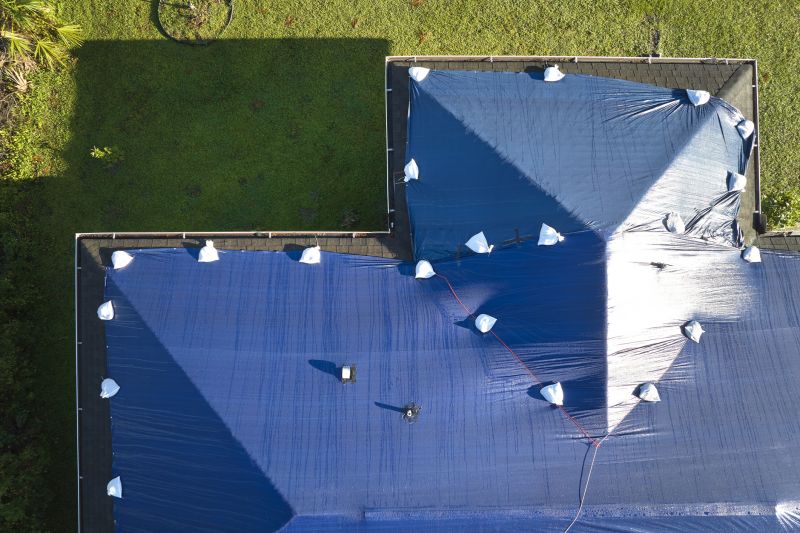 Storm Damage Roof Tarping in Long Valley, NJ
