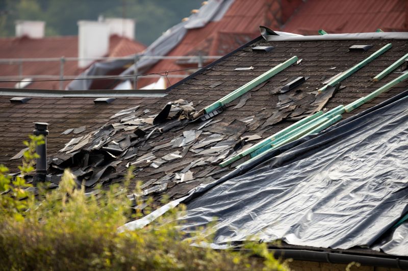 Storm Damage Roof Tarping in Long Valley, NJ