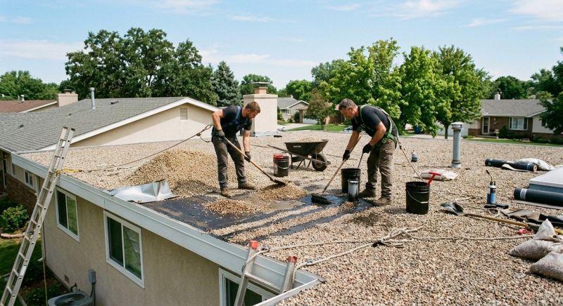 Tar And Gravel Roof Repair in Budd Lake, NJ