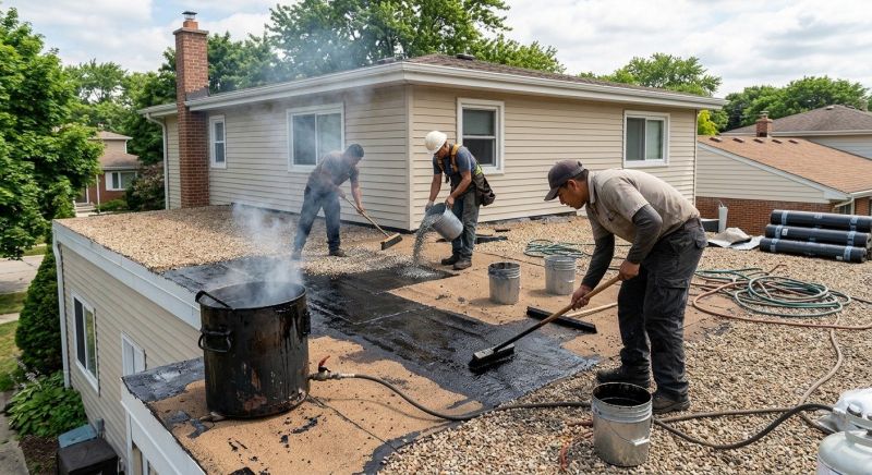 Tar And Gravel Roof Repair in Chatham, NJ