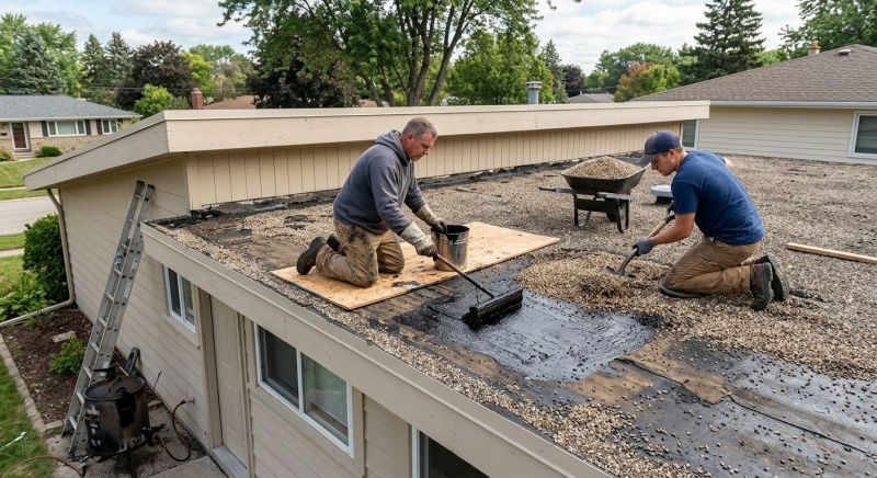 Tar And Gravel Roof Repair in East Hanover, NJ