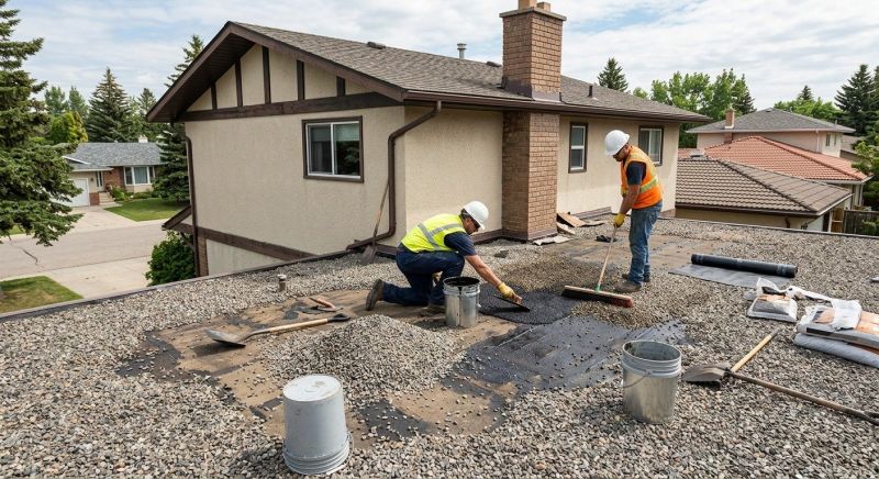 Tar And Gravel Roof Repair in Mendham, NJ