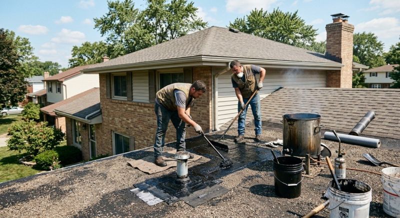 Tar Roof Repair in Mount Bethel, PA