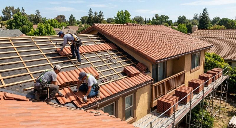 Tile Roof Installation in Mount Bethel, PA
