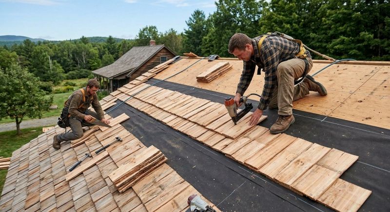 Wood Roofing Installation in Clinton, NJ