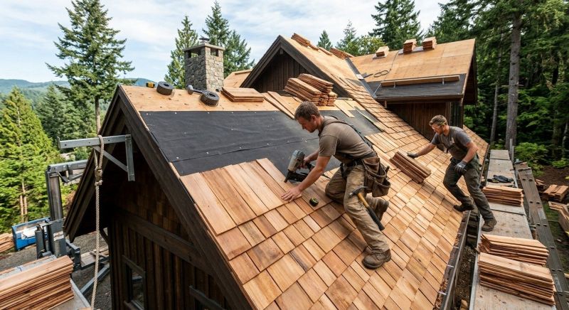 Wood Roofing Installation in Hampton, NJ