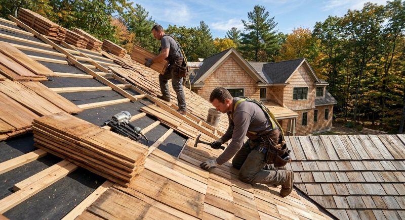 Wood Roofing Installation in Hunterdon County, NJ