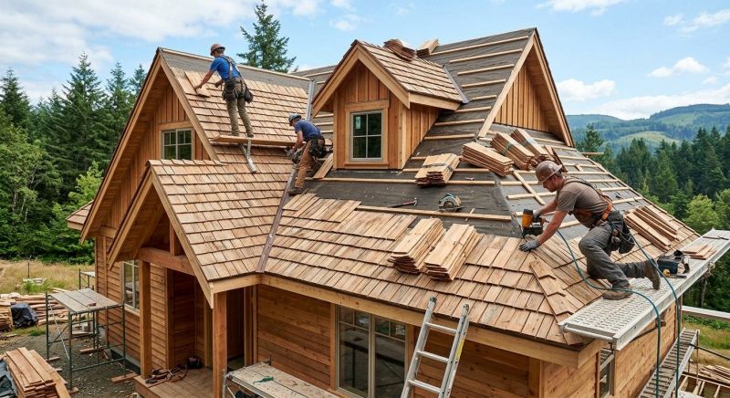 Wood Roofing Installation in Short Hills, NJ