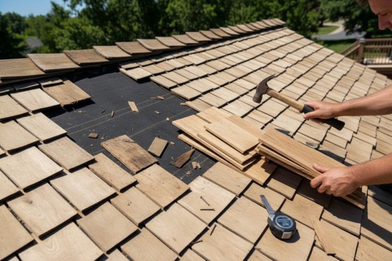 Wood Shake Roof Repair in Berkeley Heights, NJ